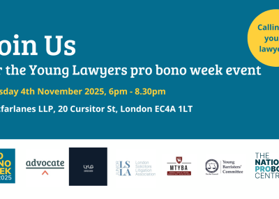 Young Lawyers: The impact of Pro Bono